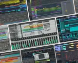 Plusieurs interfaces de logiciels de production musicale, idéales pour un daw gratuit pour débutant.