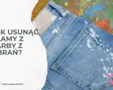 Jak usunąć plamy z farby z ubrań? Dżinsy poplamione farbą, pytanie o czyszczenie.