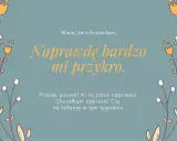 Przykładowy list do dziecka: "Naprawdę bardzo mi przykro. Chciałbym zaprosić Cię na kolację w tym tygodniu.