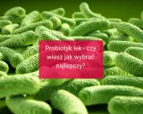 Wizualizacja bakterii, tło dla informacji o probiotyk dla dorosłych. Czy wiesz, jak wybrać najlepszy?
