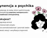 Abstynencja co to? Grafika ilustruje, jak rezygnacja z alkoholu poprawia samopoczucie, stabilność emocjonalną i samoświadomość, niczym podlewanie kwiatów w głowie.
