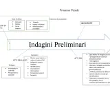 Schema del processo penale: dalla notizia di reato alle indagini preliminari, con dettagli su atti e deleghe. Sommarie informazioni 351.