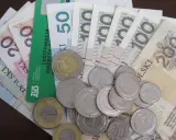 Złotówki i monety, w tym legitymacja emeryta ZUS. Pytanie brzmi: ile wynosi 13 emerytura?