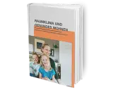 Buchcover "Raumklima und gesundes Wohnen" mit Familie. Praktische Tipps für gesunde baumaterialien und bessere Lebensqualität.