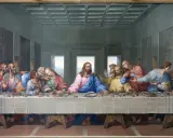 La Cène, chef-d'œuvre de Vinci, dépeint Jésus et ses apôtres lors d'un repas chargé d'émotion.