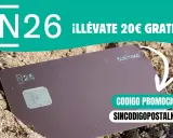 Tarjeta N26 en la arena, ¡llévate 20€ gratis! Código: SINCODIGOPOSTALN26. ¡Sin comisiones!