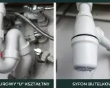 Porównanie: syfon rurowy "U" kształtny i syfon butelkowy. Który wybrać?