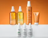 Gamme Vichy Capital Soleil : protection solaire SPF 50 pour une peau protégée du capital soleil. Des sprays et crèmes pour tous types de peau.