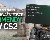 Najważniejsze komendy w CS2, w tym komenda na skrócenie czasu przed rundą, wyświetlone na ekranie konsoli.