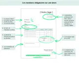 Un devis détaillé avec le prix du peintre, les mentions obligatoires, les informations client et entreprise, et les conditions de paiement.