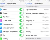 Ustawienia iPhone: kontrola rodzicielska pozwala zarządzać dostępem do aplikacji, treści i funkcji.