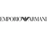 Logo Emporio Armani z orłem i inicjałami GA.