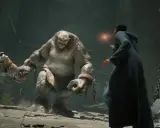 Student walczy z trollem w mrocznym lochu. Czy to przygoda z Hogwarts Legacy Game Pass?