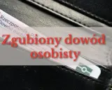 Fragment polskiego dowodu osobistego w czarnym portfelu.