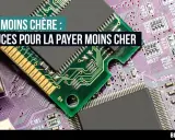 Carte mère avec des barrettes de RAM. Conseils pour choisir sa RAM et payer moins cher.