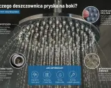 Jak odkamienić deszczownicę? Kamień w dyszach i zabrudzone filtry powodują nierównomierny strumień. Regularnie czyść dysze i filtry, by cieszyć się idealnym prysznicem.
