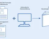 Erstellung einer Bauvorlageberechtigung Niedersachsen: Formulare, automatische Adressbefüllung und fertige Bauantragsmappe.