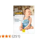 Ein lächelndes Baby in Latzhose auf dem Cover eines Ratgebers zur kind 3 jahre entwicklung.