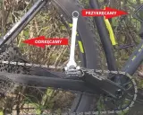 Klucz do roweru pokazuje, jak odkręcić pedały. Pamiętaj o kierunku: lewy pedał odkręcamy w prawo, prawy w lewo.