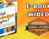 Nowość! E-book i wideo "Jak obniżyć głos?" od Akademii Lektorskiej. Kursy online dla pięknego i niski głos.