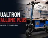 Un trottinette Dualtron Thunder ne s'allume plus. Diagnostic et solutions dans un atelier de réparation.