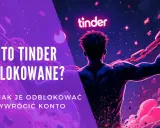 Konto Tinder zablokowane? Oto jak je odblokować i przywrócić. Styl graficzny nawiązuje do braku par i problemów z aplikacją.