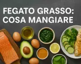 Salmone, uova, avocado, spinaci, pollo e verdure. Cibi salutari per il fegato grasso, evitando quelli da evitare.