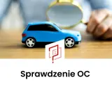 Niebieski samochodzik pod lupą. Sprawdzenie OC po numerze rejestracyjnym to klucz do bezpieczeństwa.