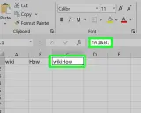 Wpisz formułę =A1&B1 w komórce C1, aby połączyć tekst z A1 i B1. To pierwszy krok, jak wyłączyć ochronę arkusza w Excelu.