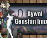 Postać z gry z kocimi uszami i piłą, rywal Genshin Impact.