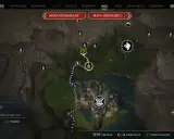 Mapa Hogwarts Legacy. Ścieżka prowadzi przez Zakazany Las, gdzie czeka duch naszej miłości.