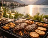 Grillowanie nad jeziorem to idealny sposób, by spędzić majówkę. Steki, kiełbaski i szaszłyki skwierczą na ruszcie, a w tle rozciąga się malowniczy widok.