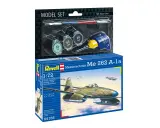Revell Modellbausatz des Messerschmitt Jet Me 262 A-1a mit Farben und Kleber.