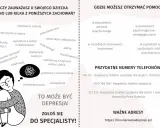 Jak pomóc dziecku w depresji? Grafika pokazuje objawy, miejsca pomocy i telefony zaufania. Zgłoś się do specjalisty!
