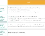 Tableau comparatif du régime LMNP : conditions, taux d'imposition, déficits reportables et plus-values pour un régime réel.