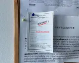 Zawiadomienie o wszczęciu egzekucji i wezwanie do zapłaty, z zaznaczonym terminem odbioru przesyłki pocztowej.