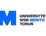 Logo Uniwersytetu WSB Merito Toruń.