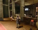 Max Payne 2: The Fall of Max Payne. Max wkracza do baru, gdzie czeka go kolejna strzelanina.