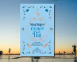 Copertina del felicia kingsley ultimo libro "Mezzanotte a Parigi", con Torre Eiffel stilizzata e decorazioni floreali.