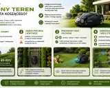 Robot koszący na trudny teren radzi sobie ze skarpami, wąskimi przejściami, przeszkodami i nieregularnymi ogrodami.