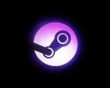 Logo Steam w fioletowej poświacie. Dowiedz się, jak aktywować dostęp do społeczności Steam i rozpocząć swoją przygodę z grami.