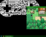 Gry Pokemon na PC: Pokemon Uranium na ekranie, otoczone grafiką z kontrolerami.