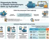Diagnostyka silnika w układzie hydraulicznym: sprawdź, czy problem leży w elektryce, hydraulice czy mechanice.