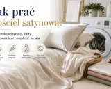 Jak prać pościel satynową? Wskazówki: pranie w 40°C, delikatny program, łagodne detergenty, suszenie bez przegrzewania.