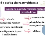 Rozwód z osobą chorą psychicznie: przyczyny rozpadu małżeństwa, np. zdrada, przemoc, niestabilność emocjonalna. Leczenie psychiatryczne a rozwód.