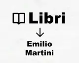 Icona libro e freccia indicano "Libri Emilio Martini ordine cronologico".