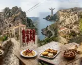 Paesaggi mozzafiato, borghi arroccati, il Cristo Redentore, e sapori autentici: un assaggio delle cose tipiche della Basilicata, tra calici di vino e dolci tentazioni.