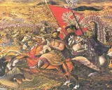 Bitwa pod Wiedniem: husaria triumfuje! Król Jan III Sobieski prowadzi wojska do zwycięstwa, rozbijając armię turecką.