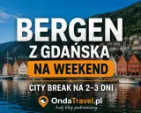 Bergen z Gdańska na weekend to idealny pomysł na city break za granicę. Kolorowe kamieniczki nad wodą i góry w tle.