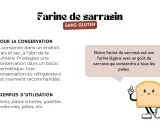 Farine de sarrasin sans gluten, idéale pour pains et galettes. Une farine légère qui ravira tous les palais.